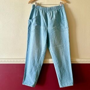 Vintage‎ 90s Cascade Blues 100% Cotton Pull On Light Wash Jeans